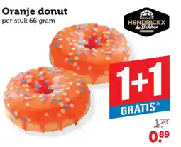 Coop Oranje donut aanbieding
