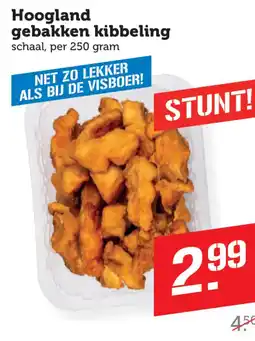 Coop Hoogland gebakken kibbeling aanbieding