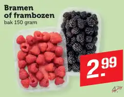 Coop Bramen of frambozen aanbieding