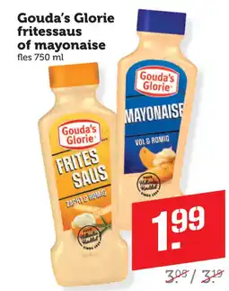 Coop Gouda's Glorie fritessaus of mayonaise aanbieding