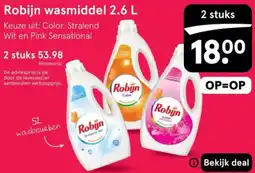 Etos Robijn wasmiddel aanbieding