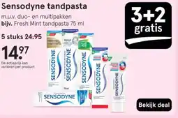 Etos Sensodyne tandpasta aanbieding