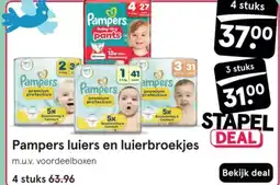 Etos Pampers luiers en luierbroekjes aanbieding