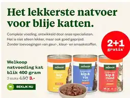 Welkoop Welkoop natvoeding kat blik 400 gram aanbieding