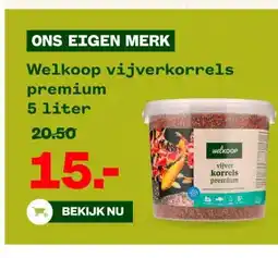 Welkoop Welkoop vijverkorrels premium aanbieding