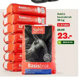 Welkoop Subli basisbrok 20 kg aanbieding