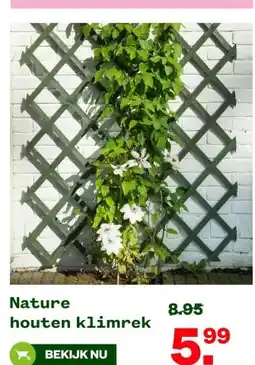 Welkoop Nature houten klimrek aanbieding