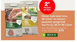 Welkoop Pokon hydrokorrels 10 liter en kamer- planten potgrond turfvrij 10 of 20 liter aanbieding