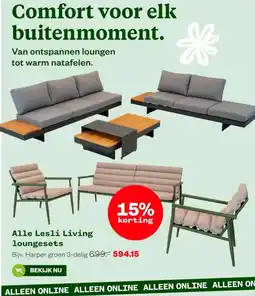 Welkoop Alle Lesli Living loungesets aanbieding