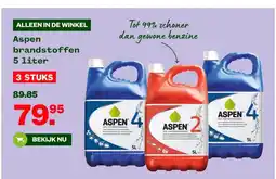 Welkoop Aspen brandstoffen 5 liter aanbieding