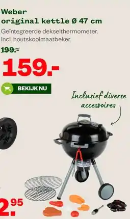Welkoop Weber original kettle Ø 47 cm aanbieding