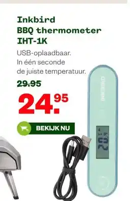 Welkoop Inkbird BBQ thermometer IHT-1K aanbieding