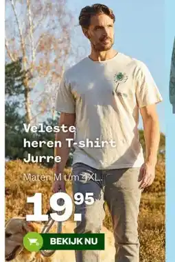 Welkoop Veleste heren T-shirt Jurre aanbieding