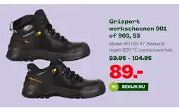 Welkoop Grisport werkschoenen 901 of 903, S3 aanbieding