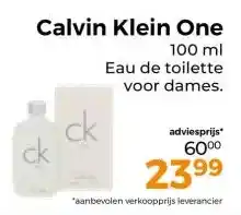 Trekpleister Calvin Klein One aanbieding