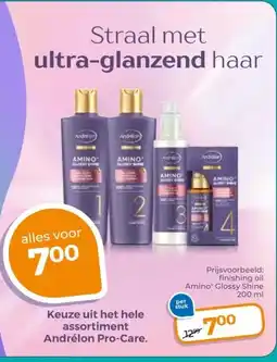 Trekpleister Keuze uit het hele assortiment Andrélon Pro-Care. aanbieding