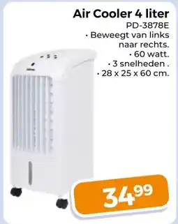 Trekpleister Air Cooler 4 liter aanbieding