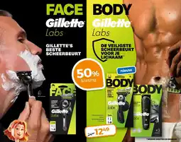Trekpleister GILLETTE'S BESTE SCHEERBEURT DE VEILIGSTE SCHEERBEURT VOOR JE LICHAAM™ aanbieding