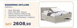 TotaalBED BOXSPRING OSTLAND aanbieding