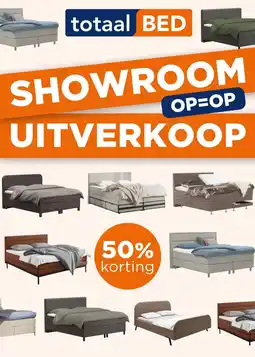 TotaalBED SHOWROOM aanbieding