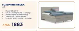 TotaalBED BOXSPRING NECKA aanbieding