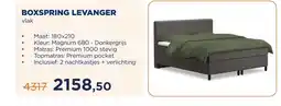 TotaalBED BOXSPRING LEVANGER aanbieding