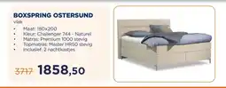 TotaalBED BOXSPRING OSTERSUND aanbieding