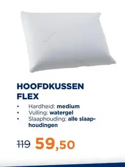 TotaalBED Hoofdkussen Flex | watergel aanbieding