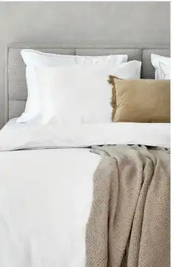 TotaalBED Dekbedovertrek Noa Wit | 140 x 200/220 cm aanbieding