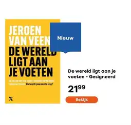 The Read Shop De wereld ligt aan je voeten - Gesigneerd aanbieding
