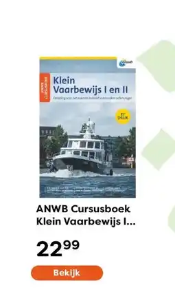The Read Shop ANWB Cursusboek Klein Vaarbewijs I en II aanbieding