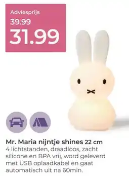 Prenatal Mr. Maria nijntje shines 22 cm aanbieding