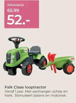 Prenatal Falk Claas looptractor aanbieding