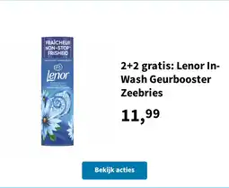 Plein.nl 2+2 gratis: Lenor In-Wash Geurbooster Zeebries aanbieding