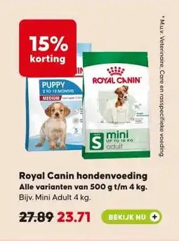 Pets Place Royal Canin hondenvoeding Alle varianten van 500 g t/m 4 kg. aanbieding