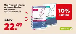Pets Place Flea Free anti-vlooien- en tekenmiddelen aanbieding