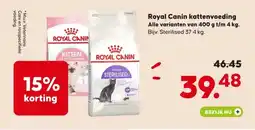 Pets Place Royal Canin kattenvoeding Alle varianten van 400 g t/m 4 kg. aanbieding