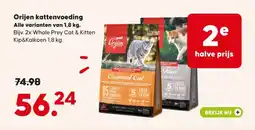 Pets Place Orijen kattenvoeding Alle varianten van 1,8 kg. aanbieding