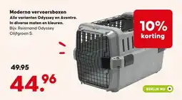 Pets Place Moderna vervoersboxen Alle varianten Odyssey en Aventro. In diverse maten en kleuren. aanbieding