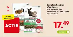Pets Place Complete konijnen- of caviavoer aanbieding