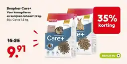 Pets Place Beaphar Care+ Voor knaagdieren en konijnen. Inhoud 1,5 kg. aanbieding