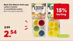 Pets Place Back Zoo Nature fruit cups Lekkere traktatie in verschillende smaken. aanbieding
