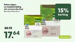 Pets Place Pokon algen- en mosbestrijding Alle varianten Mos Weg! aanbieding