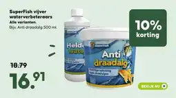 Pets Place SuperFish vijver waterverbeteraars Alle varianten. aanbieding