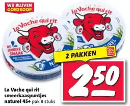 Nettorama La Vache qui rit smeerkaaspuntjes aanbieding