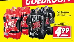 Nettorama First Choice cola aanbieding