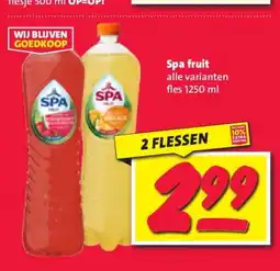 Nettorama Spa fruit all aanbieding