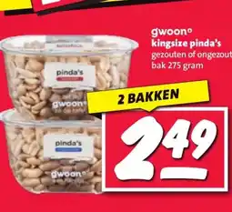 Nettorama gwoonº kingsize pinda's aanbieding
