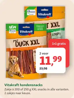 Maxi Zoo Vitakraft hondensnacks aanbieding