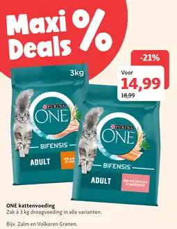 Maxi Zoo ONE kattenvoeding aanbieding